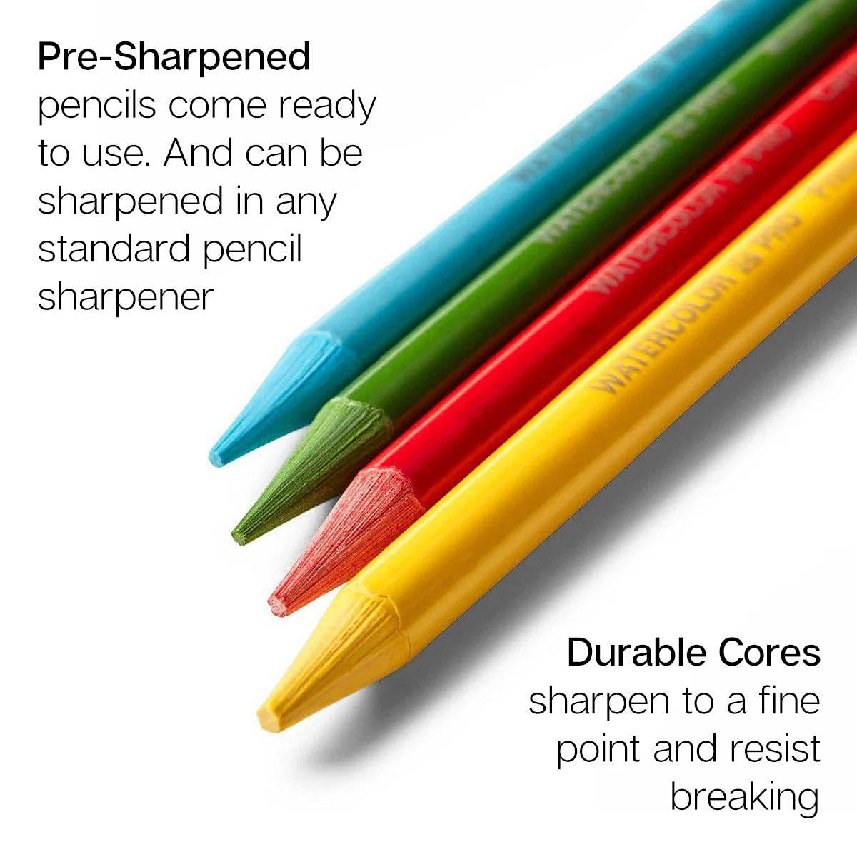 Woodless Watercolor Pencils 24 Colors - From Me To You