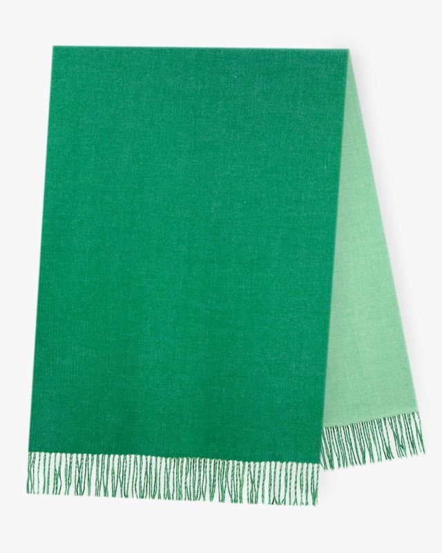 Wool Feel Solida Color Scarf - Green - From Me To You