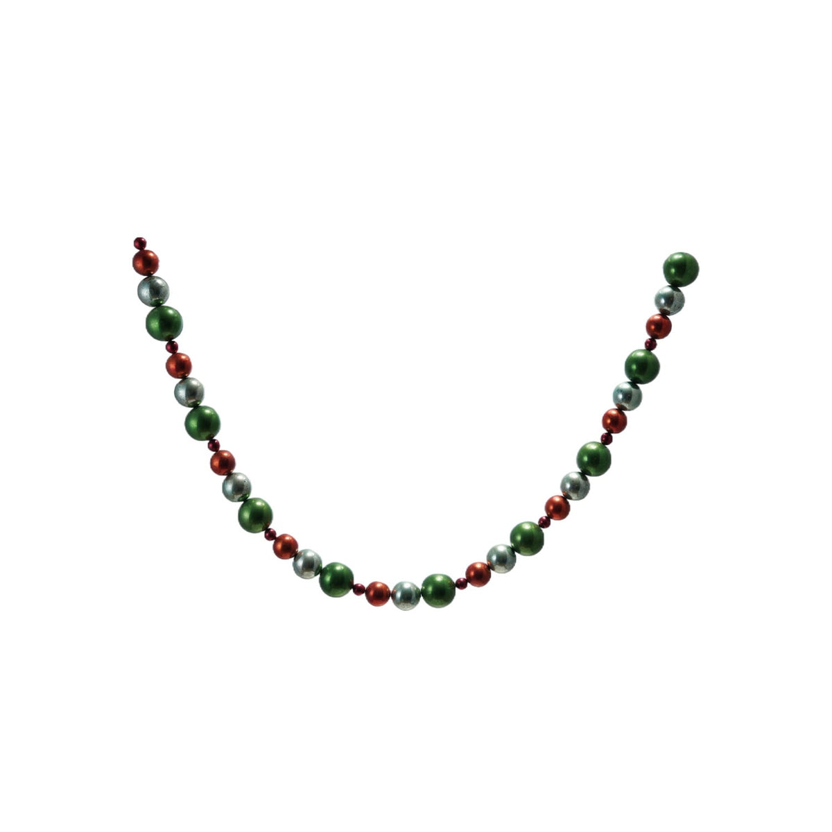 Creative Co-op 72"L x 2-3/4"H Plastic Ball Garland, Multi Color