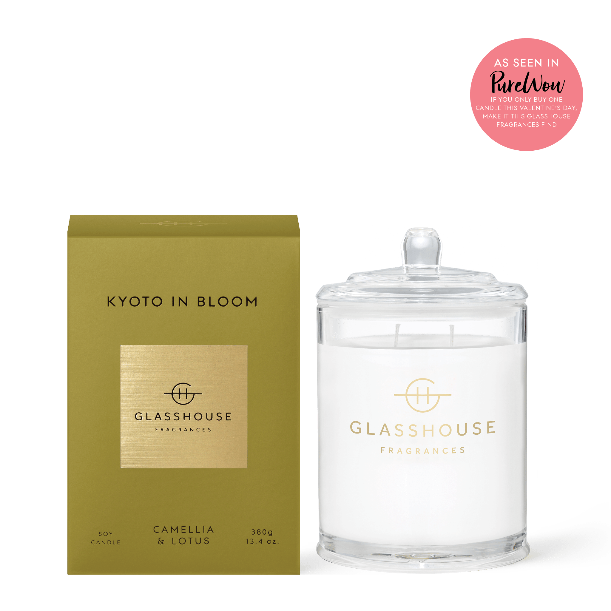 Glasshouse 13.4 oz. Candle - Kyoto in Bloom - From Me To You